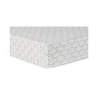 102680 Trend Lab Fitted Crib Sheet Art Deco Scallop