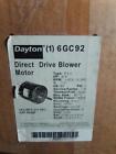 6gc92 Dayton Motor Hp Rpm Ph Frm Sp Psc Type