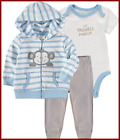 814833029462 Wan Beez Baby Boys Girls Piece Jacket Bodysuit
