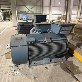Hxr450lh4 Abb Hxr500ln6 Motor 3 Phase 4564038 Made In 2000 542kw 575v Remanufactured