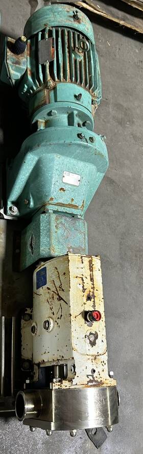 Sru4wls Alfa Laval Ghpd Positive Displacement Pump Motor Assembly 7.5hp