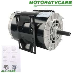 Mot2661130 All-carb Electric Motor 3.7 Hp 3450 Rpm Compressor Duty 1 Phase 5/8 Inch Shaft 230 V
