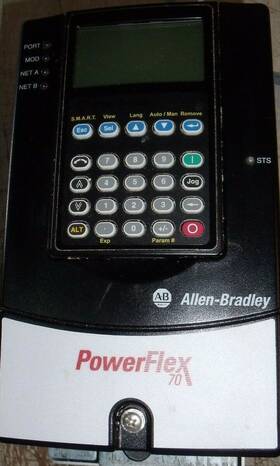 3p4a3ayynec0 Allen Bradley Power Flex 70 Motor Control 3 Ph 480 V 20a Series A