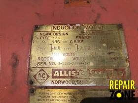 26js6 Allis Chalmers 200 Hp 1800 Rpm Fr 3 Phase Motor Liquidation