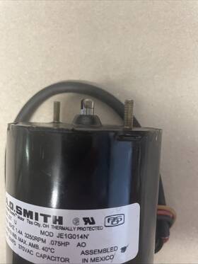 Ao Smith Je1g014n Ser.23t U Model 115v 60hz 1.4a 3250rpm .075hp