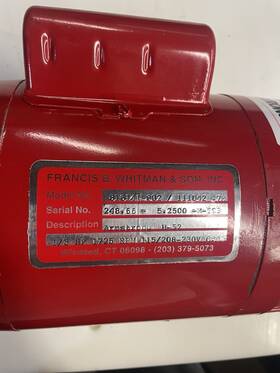 806141-002 Armstrong Pump Motor 1/3hp Single Phase Rebuilt