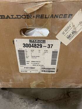 3004829-37 Baldor Reliance Vickers 60/50hz 3ph 5hp 230/460 190/380v 1725/1425