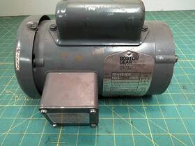 33-896-916 Baldor 1/6 Hp 1725rpm Electric Motor 115/208-230vac 1ph Face Mount Fr42cz Tested
