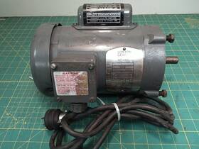 34-1020-394 Baldor 1/4 Hp 1725rpm Electric Motor 115vac 1ph Face Mount Fr 56c Tested