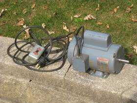 34-3-115 Baldor 1/3 Hp Single Phase Electric Motor 1725 Rpm 48 Fr 115 / 1 Ph