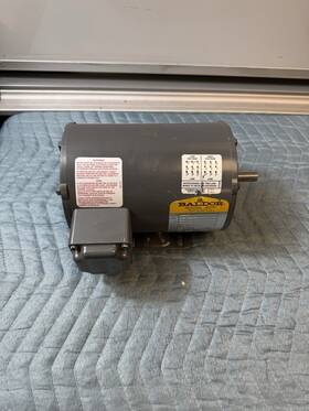 M3013 Baldor 3420m Electric Motor .75hp 1725rpm 3ph 60hz 48 Open F1