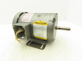 34a61-497 Baldor M3545-5 Ac Motor 1hp 1.2a 3450rpm 575vac 3ph 56c Tefc