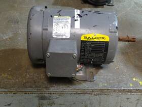 34a61-5884 Baldor 1/2hp Electric Motor M3539 3ph 230/460v 1140rpm Fr 56