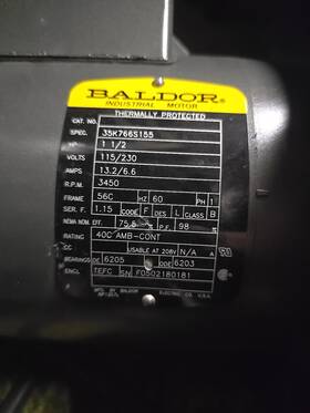 35k766s155 Baldor 1.5 Hp