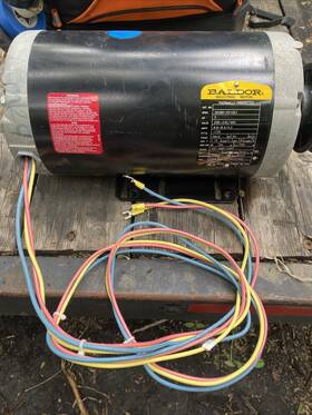 35v861x510g1 Baldor 3hp Motor 208-230/460v 1725rpm