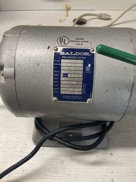 3800ot Baldor Lathe Induction Motor 115v With Quick Chuck