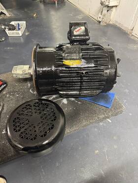 84z04053 Baldor 3 Hp Ph Electric Motor 182tc Fr. 3500 Rpm 208-230/460 V. Cat