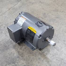 35k695p805g1 Baldor Aom3558t Industrial Motor 2 Hp 208-230/460 Volts - Used