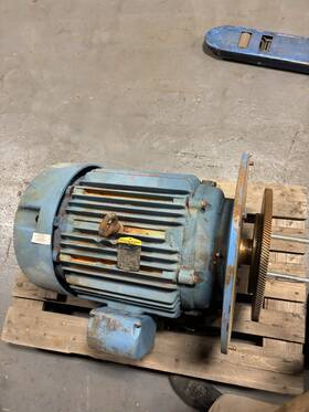 14n003w903h2 Baldor C3e225y546 Y7279 Motor 60 Hp 230/460v 3550 Rpm Used