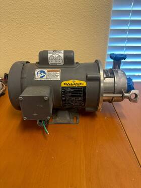 Cl33504 Baldor Industrial Motor With Waukesha C Series Centrifugal Pump
