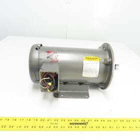 Cm36111 Baldor 3hp Ac Electric Motor 208-230/460v 3ph 1750rpm 182tc Frame Tested