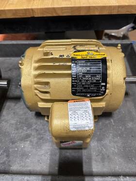 Em3586t Baldor 2hp Ac Motor 145t Frame 3490rpm 230/460v 3ph Tefc - Used