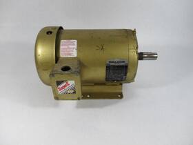 Em3611t-5 Baldor 3hp 1760rpm 575v 182t Tefc 3ph 3.1a 60hz Used