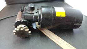 Gp7409 Baldor Gearmotor 1/4hp Industrial Motor 90 Volt Dc 180 1 Gear Reduction
