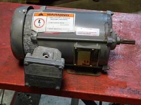 L15023a Baldor 1hp Electric Motor 115/230v 1ph 1725rpm Fr 56