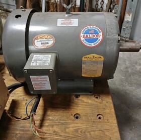 M1508t Baldor Reliance Motor 3 Phase 5/2.5 Hp Two Speed Tefc 215t Frame 1725rpm