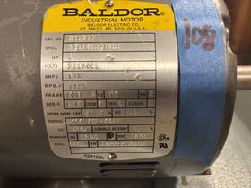 M3161t Baldor 3 Hp 1725 Rpm Phase 220/460 V 145t Frame Electric Motor