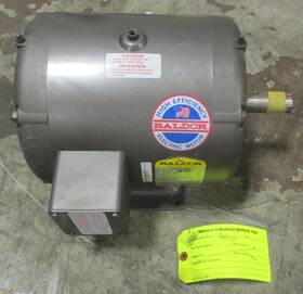 37e02x86 Baldor M3307 Industrial Motor 3ph 5hp 3450rpm 213 Fr 1-1/8 Inch Shaft Dia
