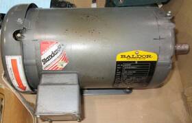 M3559t Baldor 3hp 230/460vac 3460 Rpm Standard-e Motor 7/8 Inch Shaft Used