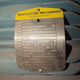 07m491x923m2 Baldor Reliance Severe Duty Xt 7.5 Kw 415v 3 Phase Tefc 1460 Rpm Induction Motor