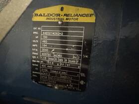 44e021w262h2 Baldor Reliance 150 Hp 460v 3 Phase 3540 Rpm Industrial Motor