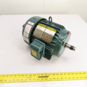 Baldor-reliance Ecp3661t-4 Baldor-reliance 3hp Electric Motor 460v 1755rpm 182t Frame 3ph Tested