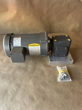 1725 Baldor Reliance M34d Balder Motor 1hp Rpm. With Attachments
