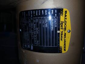 Vem3538spec Baldor Model 35j302p862horsepower 1/2 Hpvoltage 230/460 V