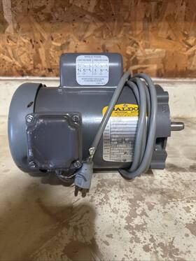 Vl1303 Baldor .5hp 3450rpm 1ph 60hz 56c 3413l Open F1