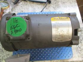 Vm3120 Baldor Ac Motor 3ph 230/460v 4.6/2.3a 1.5hp 56c 3500rpm