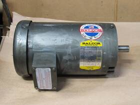 35b05-2112 Baldor Vm3161t Motor 3 Hp 208-230/460v 1725rpm 145tc Frame 3ph - Used