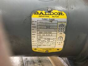 0at-180050-4041 Baldor Vm3615t 3 Phase Motor Liquidation With Dynamatic