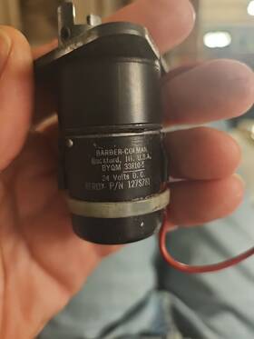 Byqm-33810-5 Barber Colman Barber-colman 24 Volt Dc Gear Motor W Plate 24vdc Copier Used