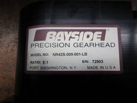 Nr42s-005-010 Bayside Precision Gearhead Nr42s 005 010 Ratio 5 1