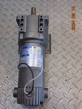 507-01-110a Bison Dc Gearmotor 1/8hp 90vdc Gear Ratio 82 1