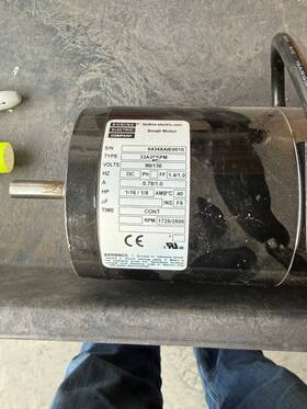 33a3fepm Bodine Electric Motor