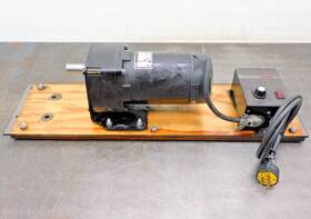 42d5bepm-e2 Bodine Gearmotor 130v 1/4hp 2500rpm With Baldor Bc138 Dc Speed Control