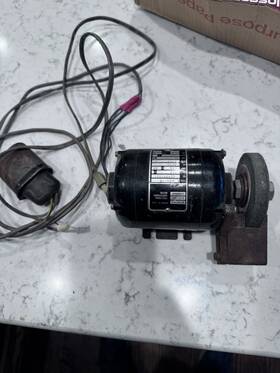 601ed1036 Bodine Nch-13 Motor Grinder Setup Works