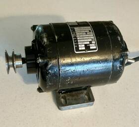 Nsi-35 Bodine Electric Motor 1/15 Hp 1725 Rpm - Tested Working With Pulley