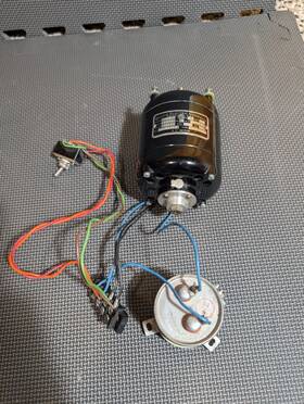 Nyc-12a1 Bodine Nyc-12 115v 1800rpm 1/75hp .33a 1ph Ac Psc Reversing Motor